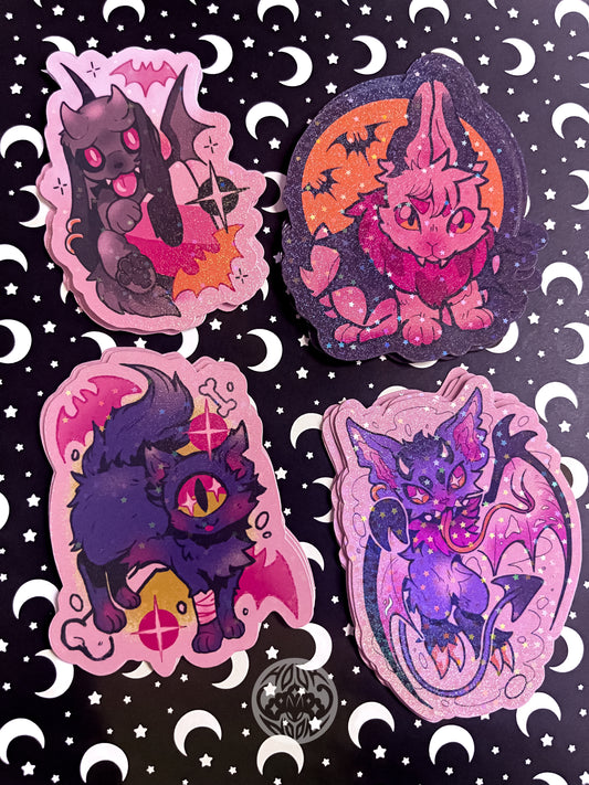 creepy pets ✦ stickers