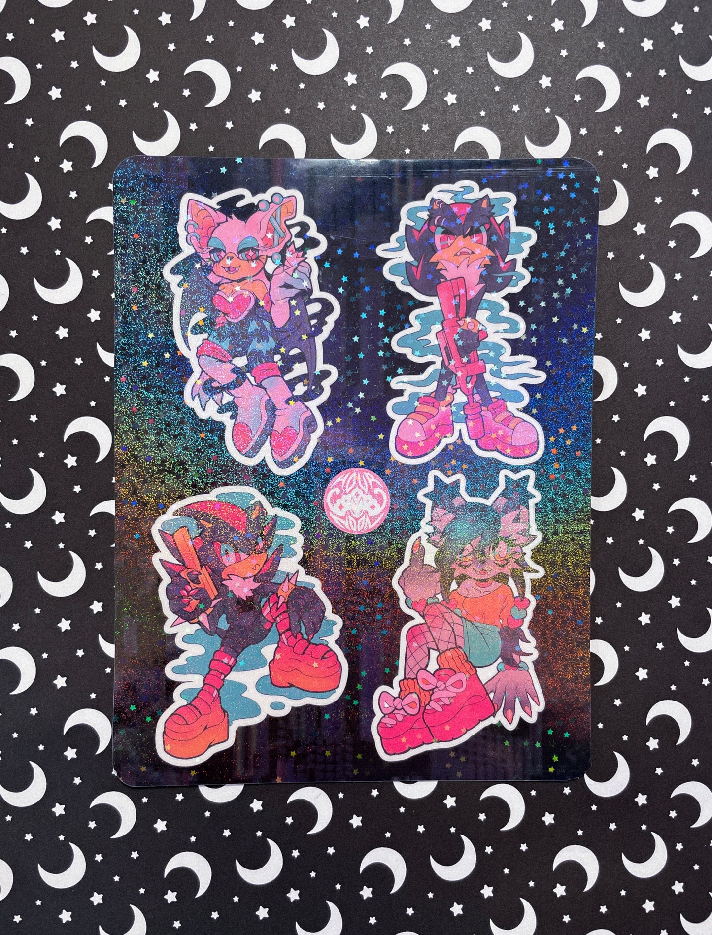 team dark ✦ sticker sheet