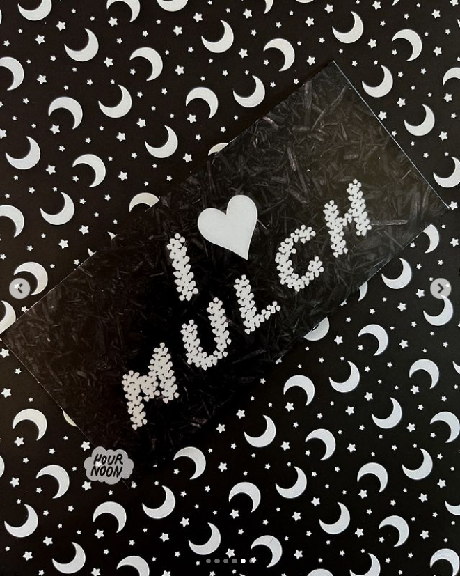 I ♡ MULCH ✦ bumper sticker