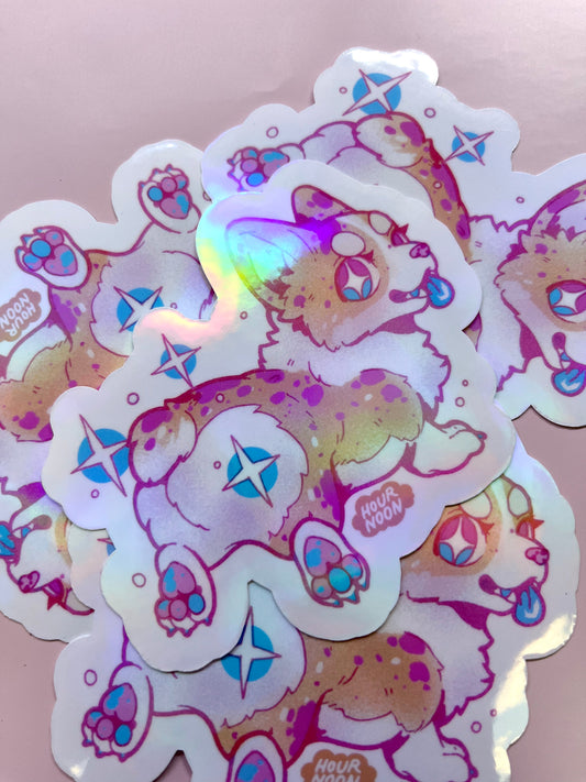 rainbow corgis ✦ stickers