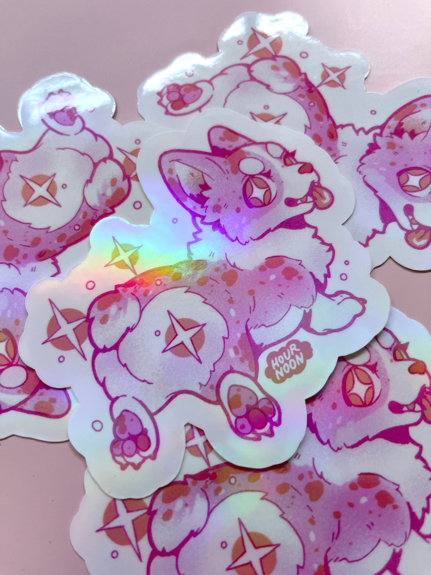 rainbow corgis ✦ stickers