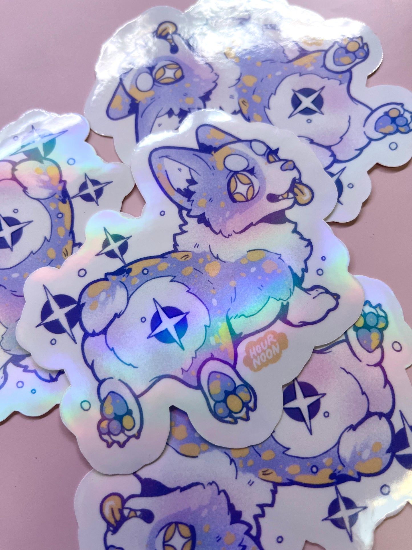 rainbow corgis ✦ stickers