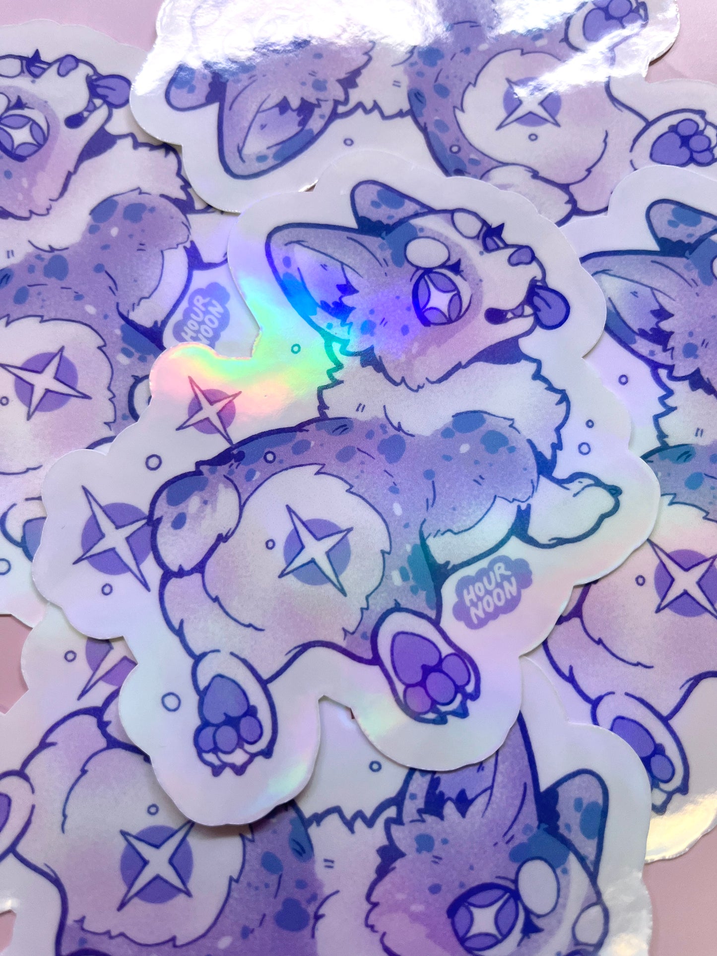 rainbow corgis ✦ stickers