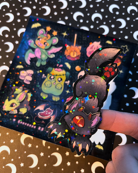 ✦ 𝖍𝖆𝖚𝖓𝖙𝖊𝖉 𝖜𝖔𝖔𝖉𝖘 ✦ sticker sheet