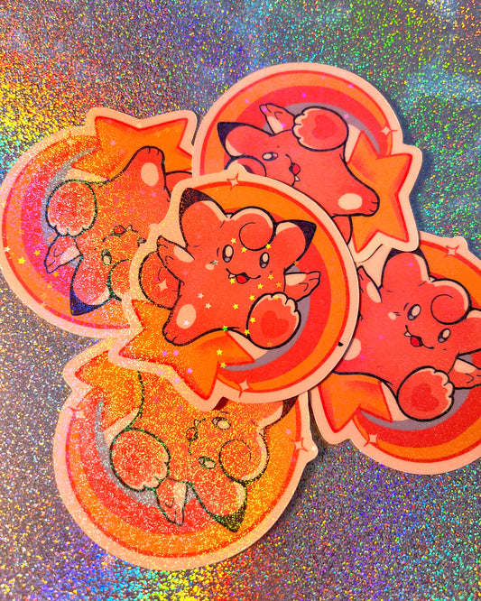 star alien ✦ vinyl sticker