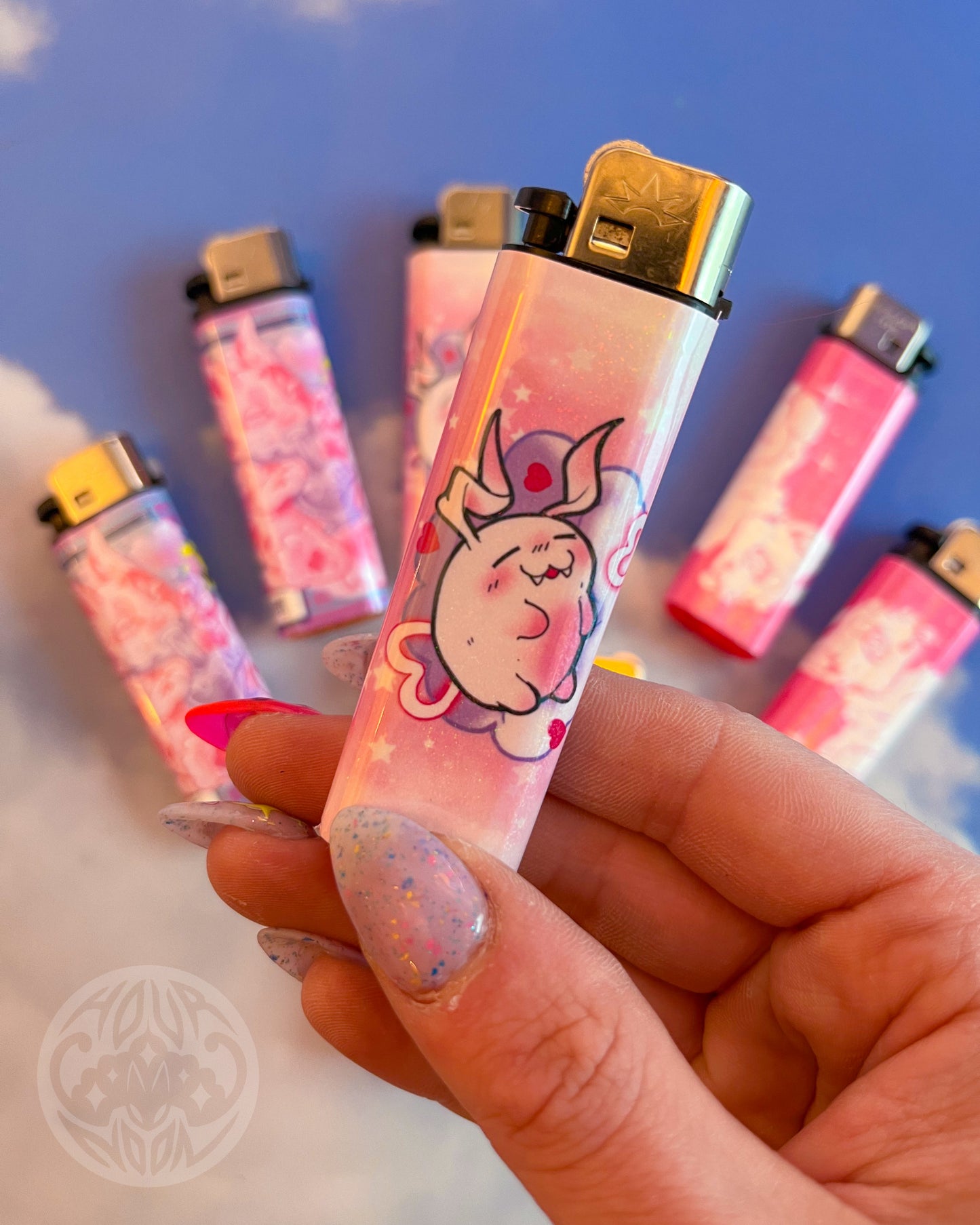 sparky pink lighters