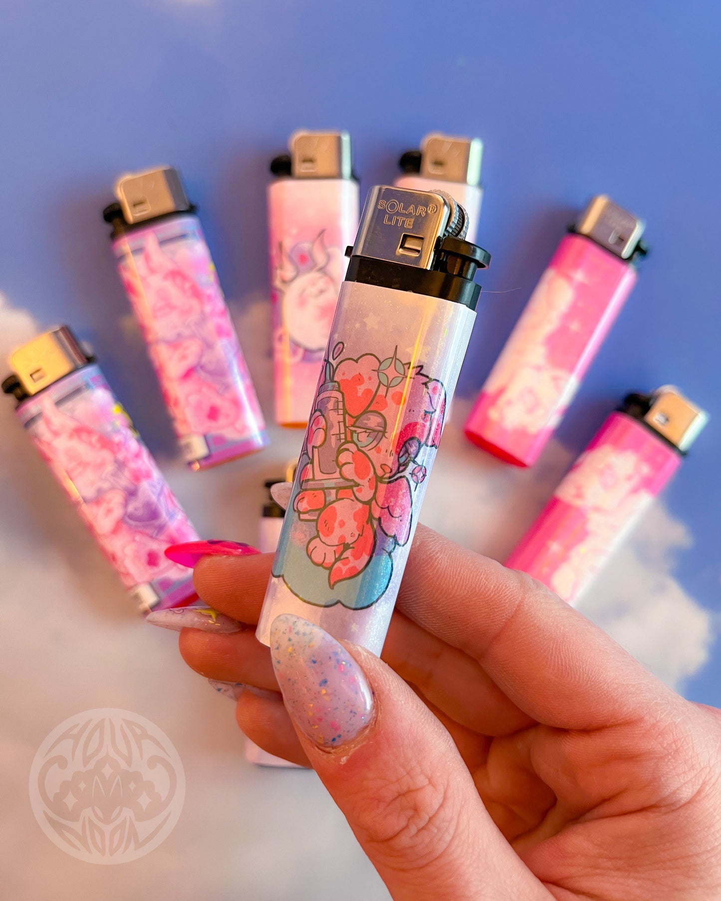sparky pink lighters