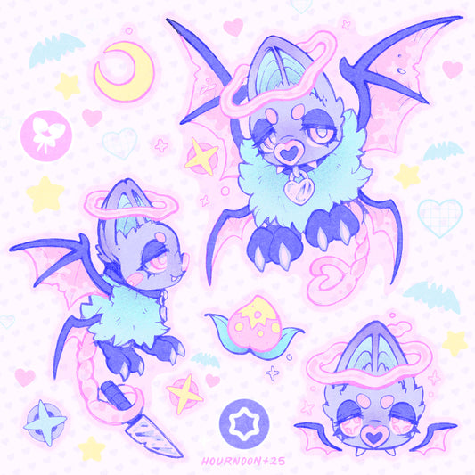 ✦ /\( - w - )/\ ✦ sticker sheet