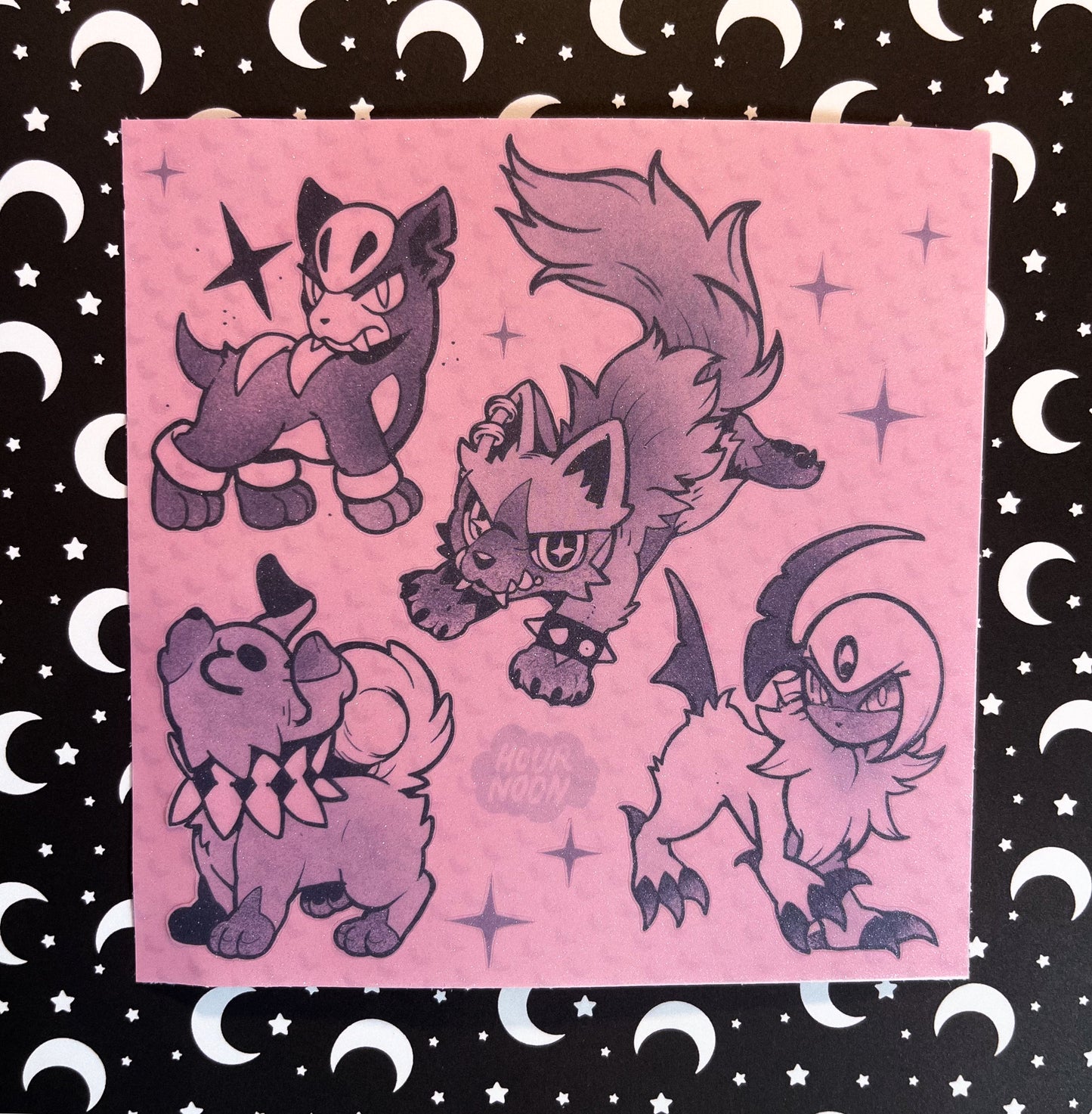 pkmn puppies ✦ digital friends ✦ sticker sheet