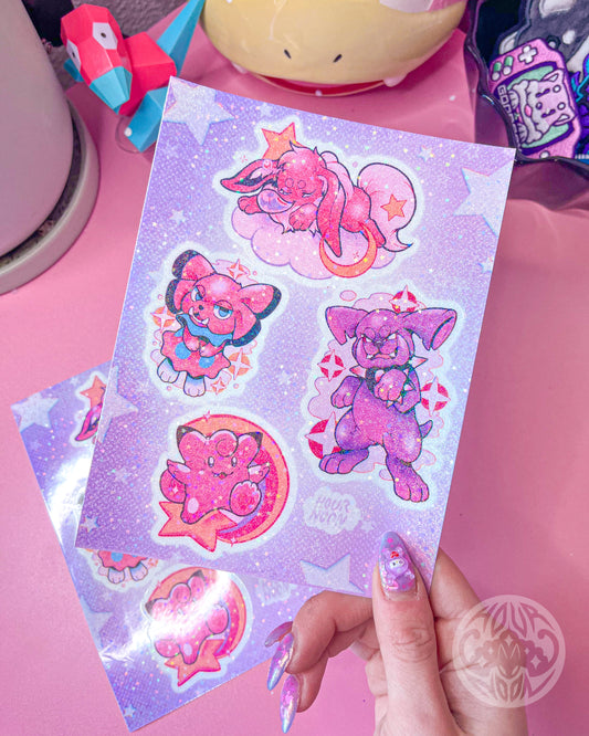 fairy pups ✦ sticker sheet