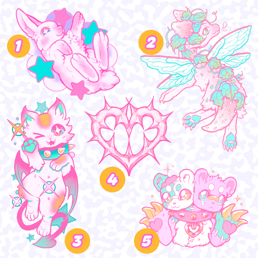 PREORDER ☆ strawberry lemonade acrylic charms