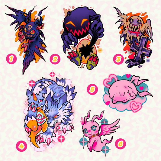 PREORDER ☆ digiman acrylic charms