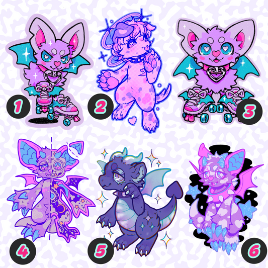 PREORDER ☆ oc acrylic charms