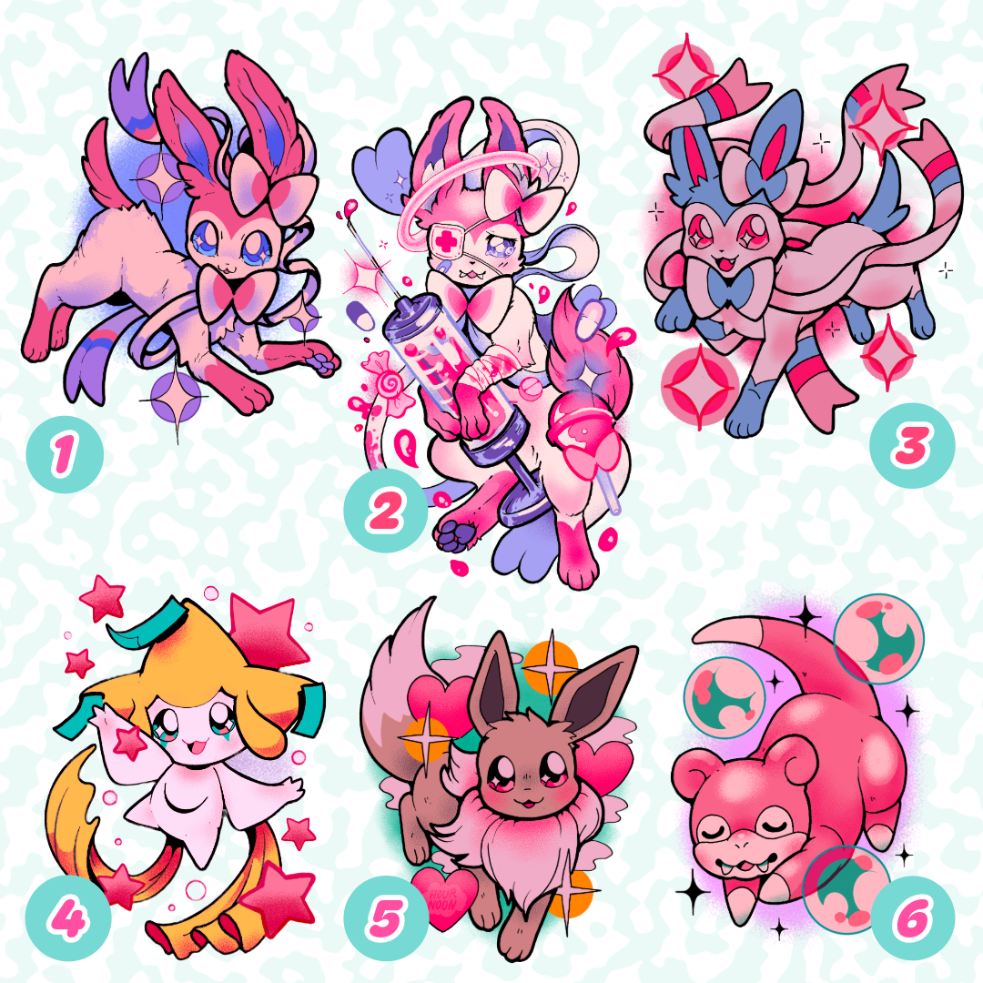 PREORDER ☆ pkmn acrylic charms