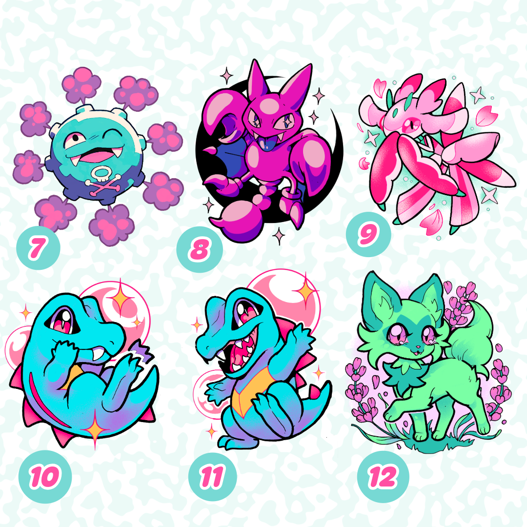 PREORDER ☆ pkmn acrylic charms