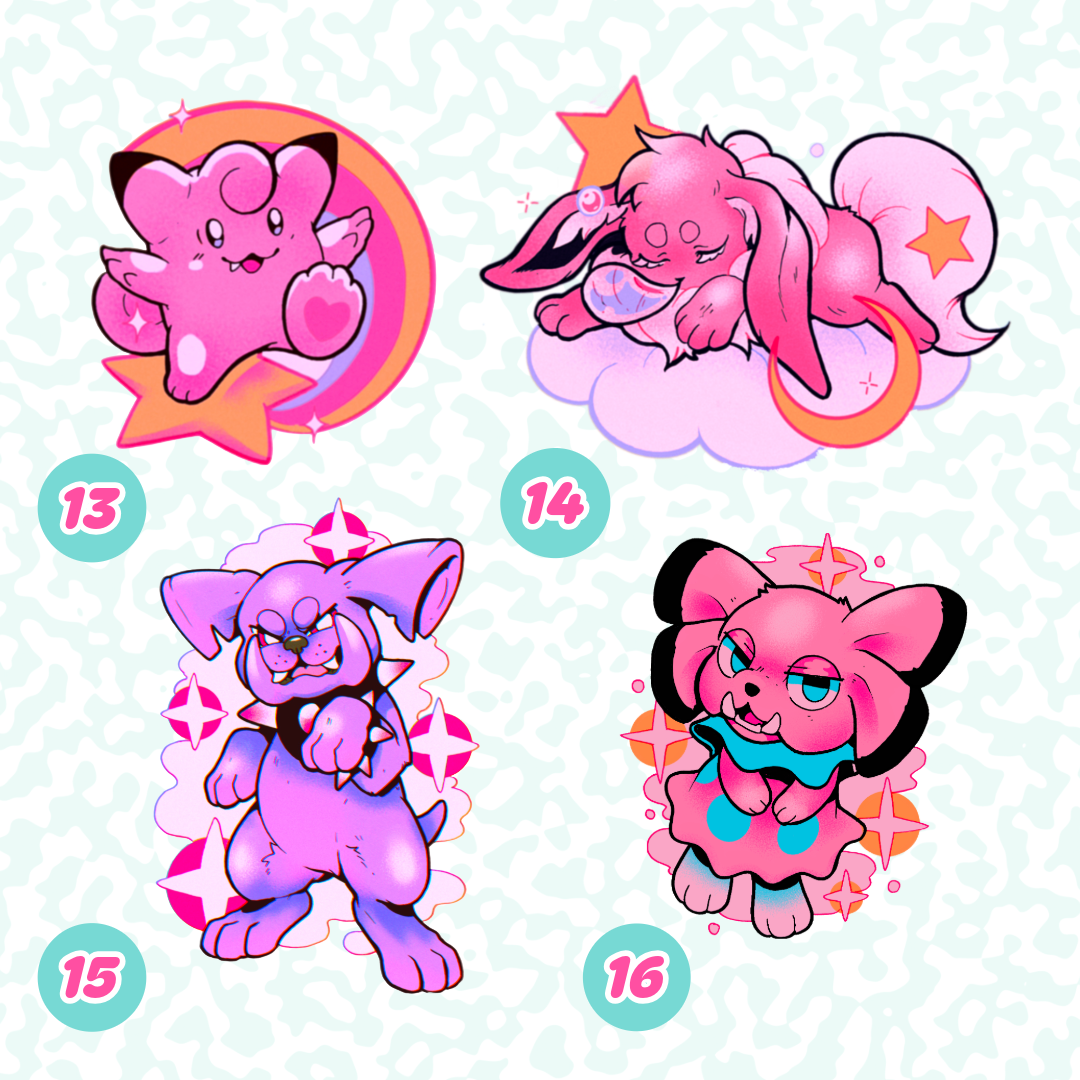 PREORDER ☆ pkmn acrylic charms