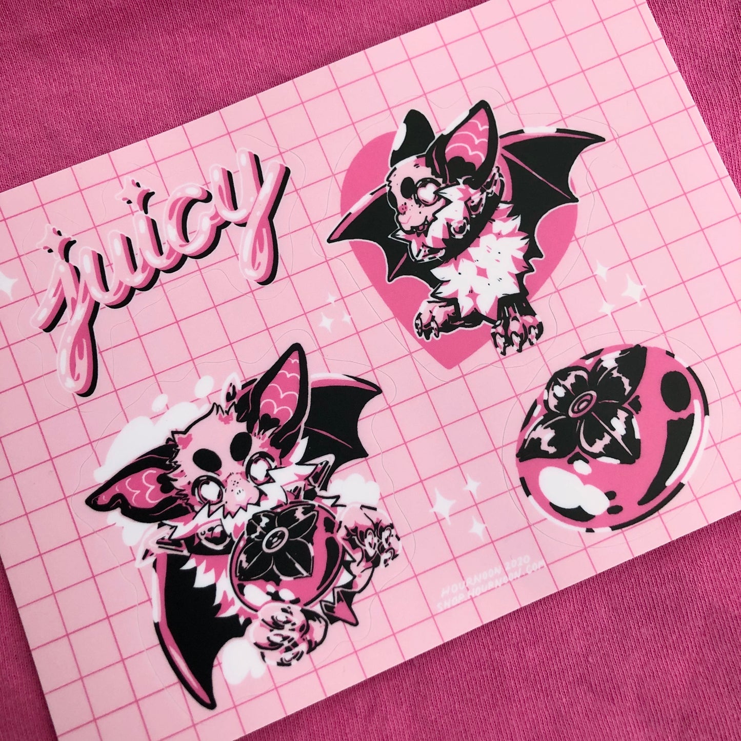 juicy ✧ sticker sheet